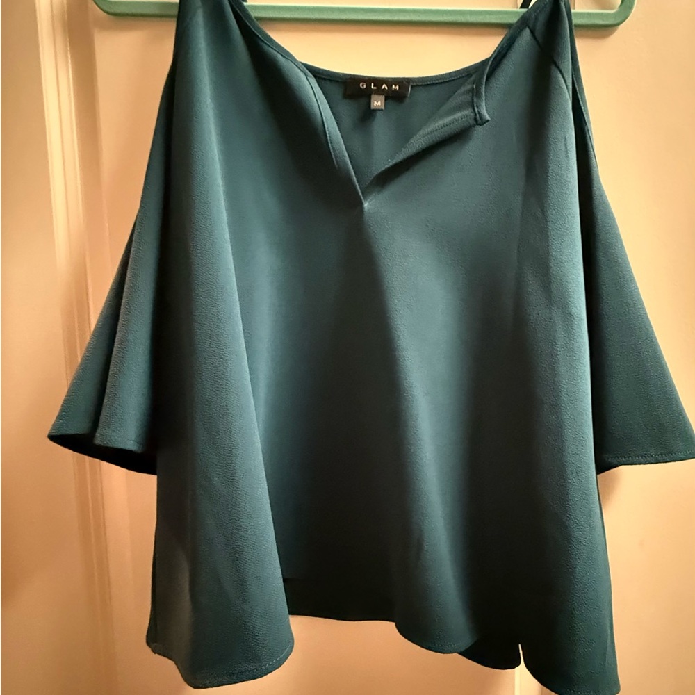 Glam Teal Women's Blouse